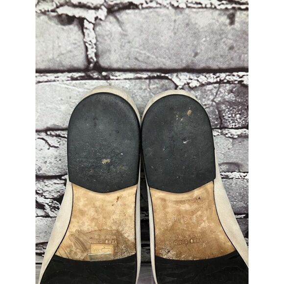 Taryn Rose Ivory Leather Brown Leather Strap Pumps Peep Toe Shoes Women sz 39EU - Picture 12 of 16